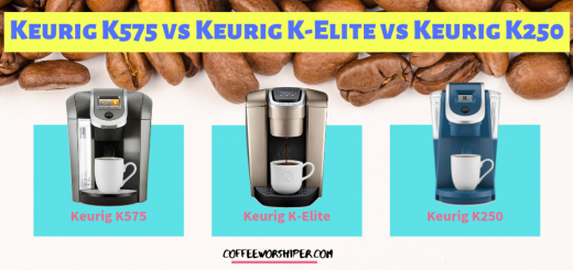 Keurig K575 vs Keurig K-Elite vs Keurig K250